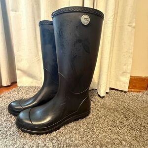 UGG Black Slip-On Shoes